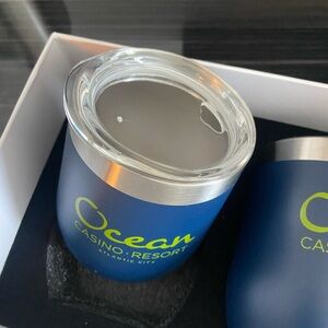 Brand new in box- Ocean AC wine tumblers.